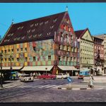 Augsburg, Merkurbrunnen und Weberhaus
