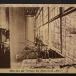 Remagen, Roladseck, Rhein-Hotel "Anker", Terrasse