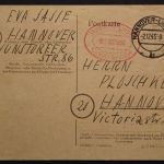 Gebühr bezahlt, Hannover-Linden vom 2.12.45