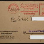 Braunschweig, Rentenantrag ist Eingegangen, 25.10.50
