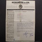 Berlin, Schenker & Co, Rechnung vom 30.10.1942