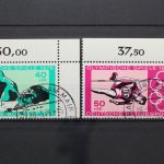 Deutschland (BRD), MiNr. 886-887, Ecken rechts oben, gestempelt