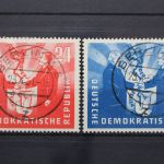 DDR, MiNr. 284-285, zentrisch Berlin W 8, gestempelt