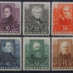 Österreich, MiNr. 524-529, Falz