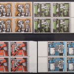 Deutschland (BRD), MiNr. 270-273, Viererblöcke, postfrisch