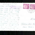 Bollensen über Uelzen, Landpoststempel auf AK