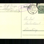 Betzendorf über Lüneburg, Landpoststempel auf Ganzsache