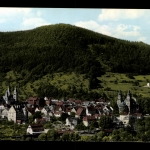 Amorbach/Odenwald, Gesamtansicht mit Jugendherberge