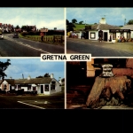 Gretna Green, Südschottland, 4 Bilderkarte