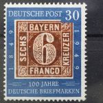 Deutschland (BRD), MiNr. 115 PLF III, Falz