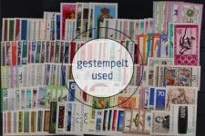 Deutschland, MiNr. 826-1032 - Jahrgänge 1975-1979, Kollektion, gestempelt