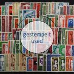 Deutschland (BRD), MiNr. 204-325, Jahrgänge 1955-1959, gestempelt