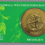 Medaille zur Fussball WM 2006, Ausgabe für Brasilien