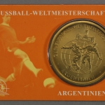 Medaille zur Fussball WM 2006, Ausgabe für Argentinien