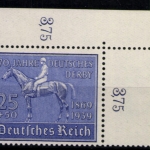 Deutsches Reich, MiNr. 698, Ecke rechts oben, Falz