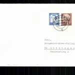 Deutschland (BRD), MiNr. 186 y, Bedarfsbrief