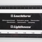 Leuchtturm, Zähnungsschlüssel, kunststoffversiegelt