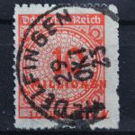 Deutsches Reich, MiNr. 318 B, gestempelt, geprüft Infla