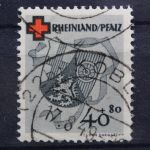Fz. Rheinland-Pfalz, MiNr. 45 A, gestempelt, BPP Signatur