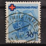 Fz. Rheinland-Pfalz, MiNr. 44 A, gestempelt, BPP Signatur