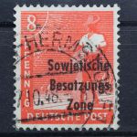 Sowjetische Zone, MiNr. 184 b, gestempelt, BPP Kurzbefund