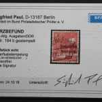 Sowjetische Zone, MiNr. 184 b, gestempelt, BPP Kurzbefund