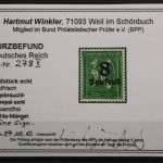 Deutsches Reich, MiNr. 278 PLF V, postfrisch, BPP Kurzbefund