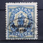 Deutsches Reich, MiNr. 130 PLF IV, gestempelt, geprüft Infla