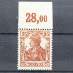 Deutsches Reich, MiNr. 103 b P PO, postfrisch, BPP Signatur