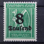 Deutsches Reich, MiNr. 278 PLF IV, postfrisch, geprüft Infla
