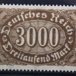 Deutsches Reich, MiNr. 256 a DD, postfrisch, geprüft Infla