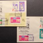 Paraguay, MiNr. 1567-1574 + Block 84, FDC