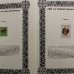 Irrtümer auf Briefmarken, Vordruckalbum mit 62 Blättern