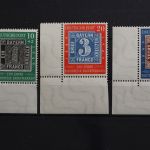 Deutschland (BRD), MiNr. 113-115, Ecke links unten, postfrisch