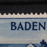 Fz Baden, MiNr. 46 II, linker Rand, postfrisch