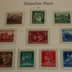 Deutsches Reich 1933-1945, große Sammlung mit Spitzenwerten, Leuchtturm-Vordruck