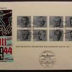 Deutschland (BRD), MiNr. Block 3, ESST Bonn, FDC