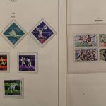 Olympiade 1964, postfrische Teilsammlung im Vordruckalbum
