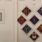 Olympiade 1964, postfrische Teilsammlung im Vordruckalbum