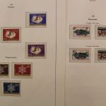 Olympiade 1964, postfrische Teilsammlung im Vordruckalbum