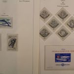 Olympiade 1964, postfrische Teilsammlung im Vordruckalbum