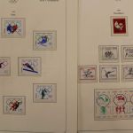 Olympiade 1964, postfrische Teilsammlung im Vordruckalbum