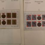 Olympiade 1964, postfrische Teilsammlung im Vordruckalbum