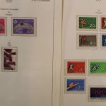 Olympiade 1964, postfrische Teilsammlung im Vordruckalbum