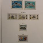 Olympiade 1964, postfrische Teilsammlung im Vordruckalbum