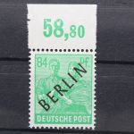 Berlin, MiNr. 16 P Oberrand ndgz, postfrisch