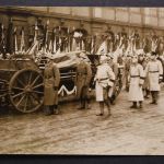 Dresden, Beerdigung Friedrich August III., Sarg Lafette, 22.2.1932