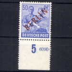Berlin, MiNr. 30 halbe HAN, Altsignatur Schlegel, postfrisch
