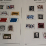 Deutschland (BRD) 1980-1984, viele zentrische Stempel, LT Vordruckblätter