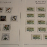 Deutschland (BRD) 1980-1984, viele zentrische Stempel, LT Vordruckblätter